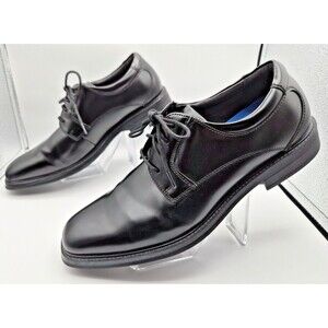 Dockers Mens Irving Slip Resistant Work Black Dress Lace-up Oxford Shoe Size 10M
